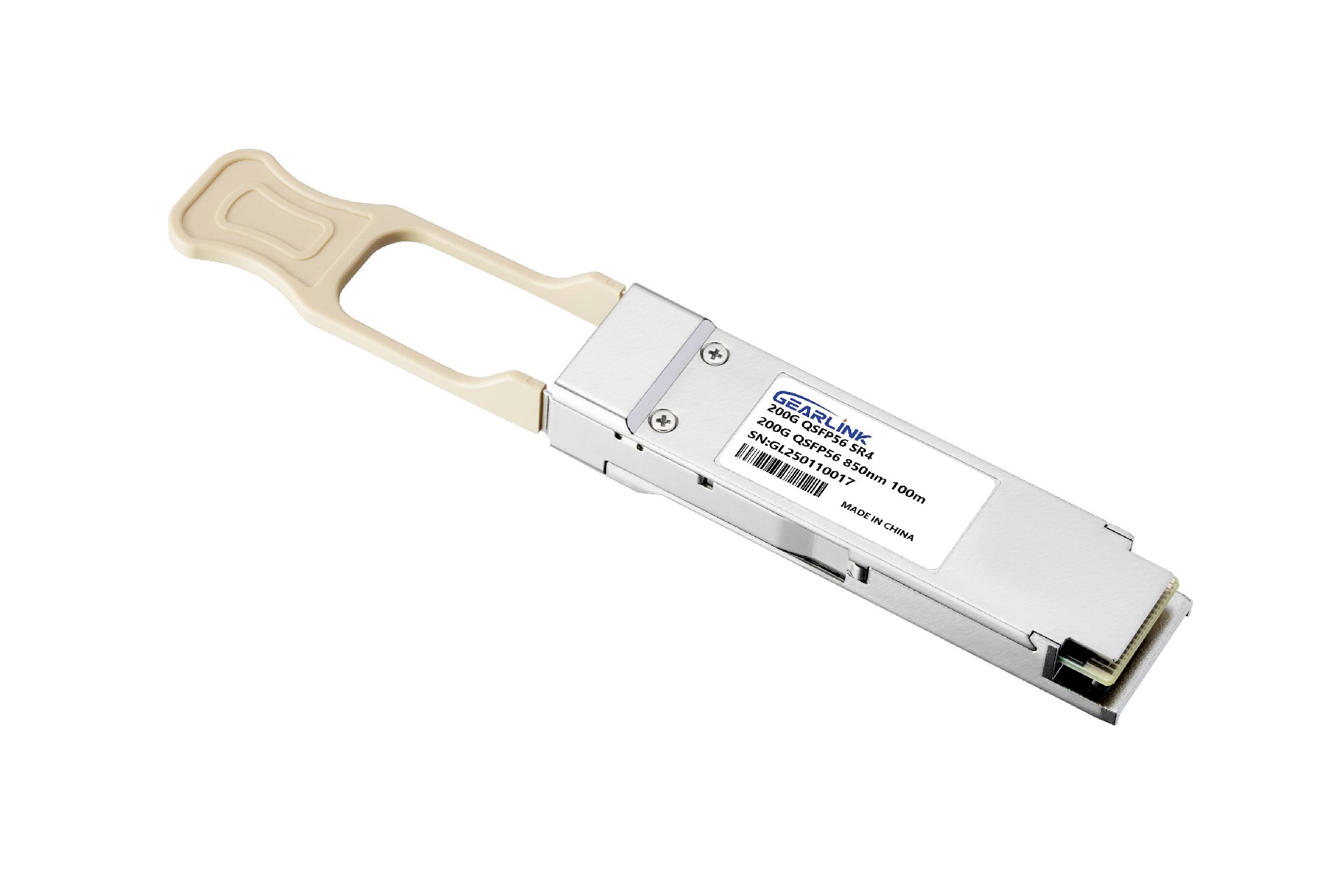 200GBASE-SR4 QSFP56 850nm 100m  MPO-12/UPC QSFP-SR4-200G多模光模块